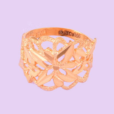 Bhima Jewellers 44K Yellow Gold ring for Women, 1.85 g : Amazon.in: Fashion